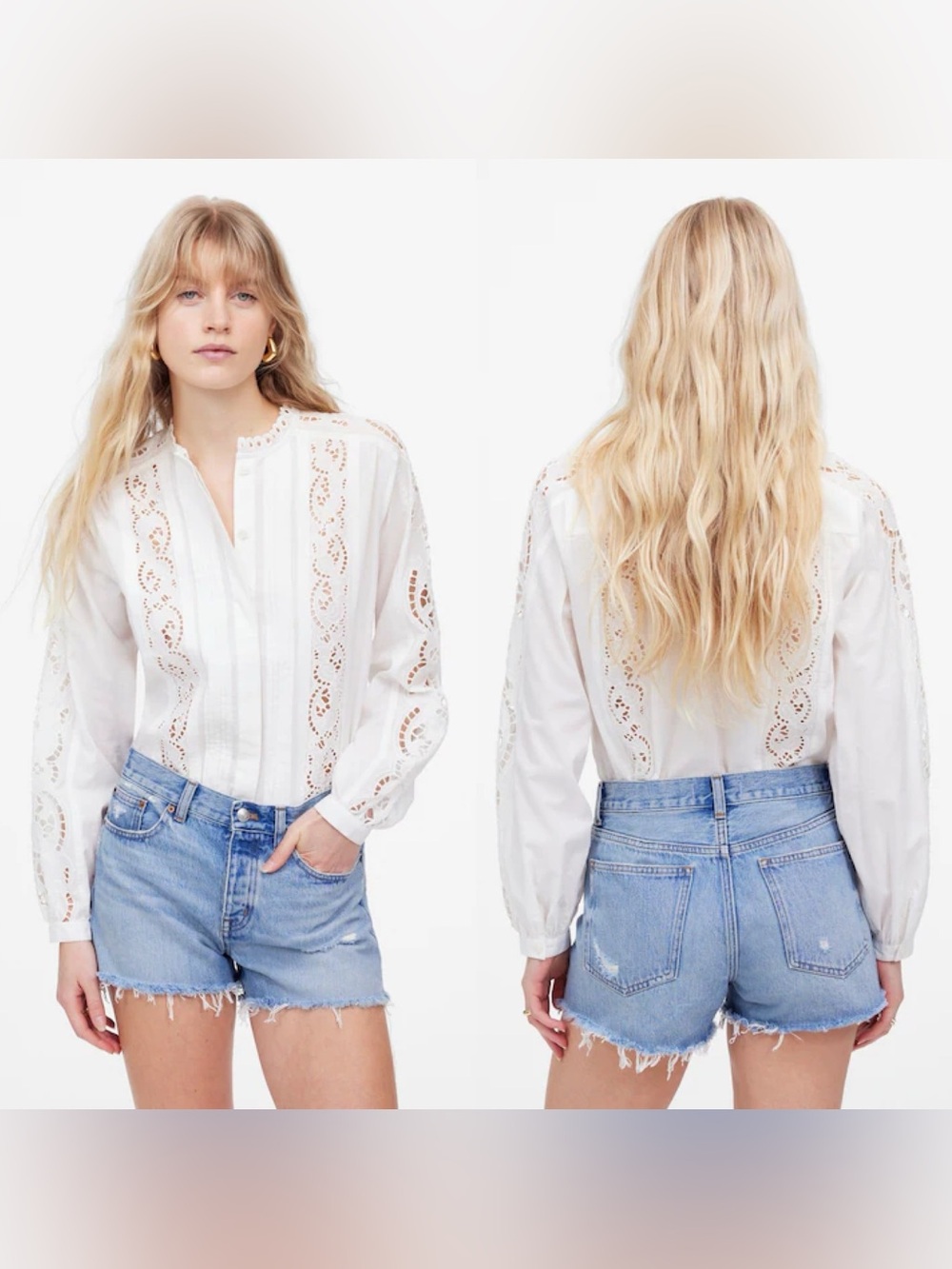 NWT Madewell The Brynn Short Denim Hallstead Wash Rigid Size 30